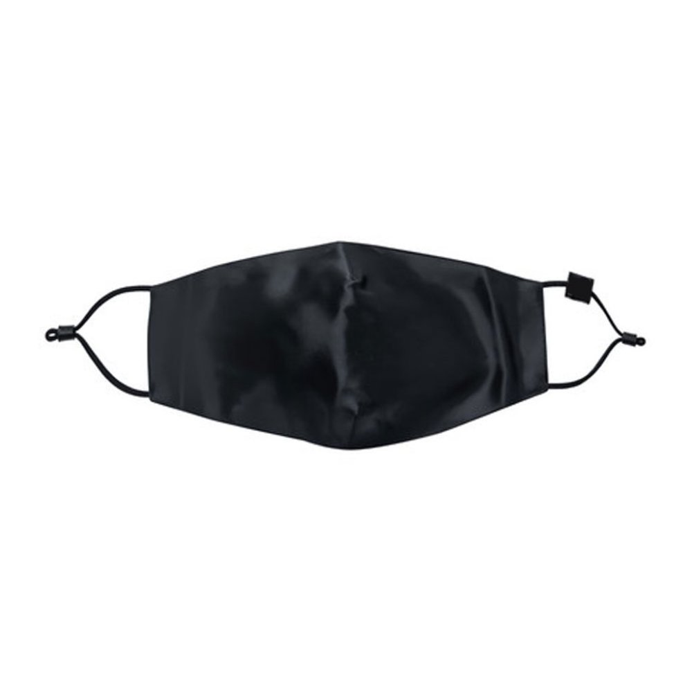 SILK FACE MASK WITH FILTER (BLACK)